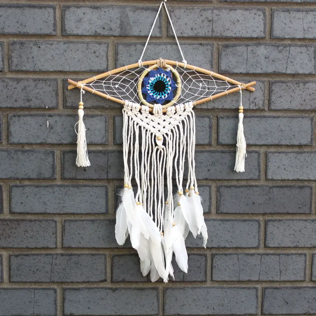 Protection Dream Catcher – Sm Macrame Evil Eye | www.artisangoods.co.uk 8