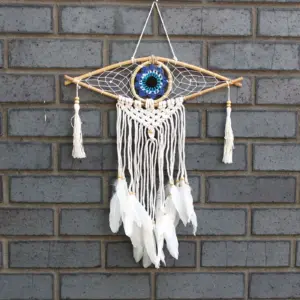Protection Dream Catcher – Sm Macrame Evil Eye | www.artisangoods.co.uk 8