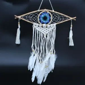 Protection Dream Catcher – Sm Macrame Evil Eye | www.artisangoods.co.uk 7