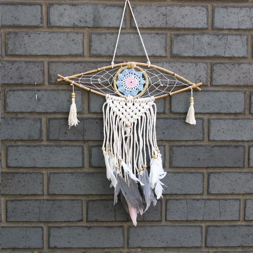 Protection Dream Catcher – Sm Macrame Evil Eye | www.artisangoods.co.uk 6