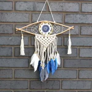 Protection Dream Catcher – Sm Macrame Evil Eye | www.artisangoods.co.uk 5