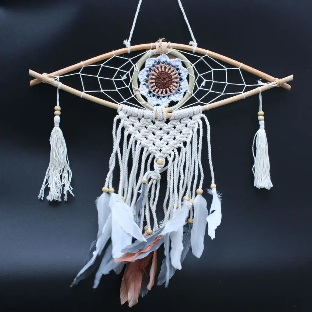 Protection Dream Catcher – Sm Macrame Evil Eye | www.artisangoods.co.uk 2
