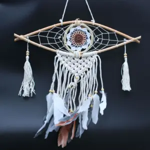 Protection Dream Catcher – Sm Macrame Evil Eye | www.artisangoods.co.uk 2