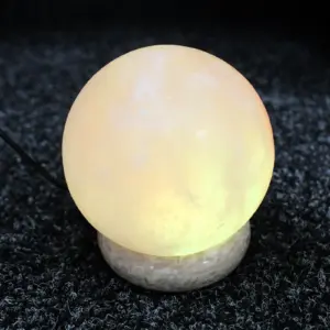 Quality USB Ball Salt Lamp – 8 cm (multi) | www.artisangoods.co.uk 4