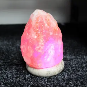 Quality USB Natural Salt Lamp – 11.5 cm Random Colours | www.artisangoods.co.uk 3