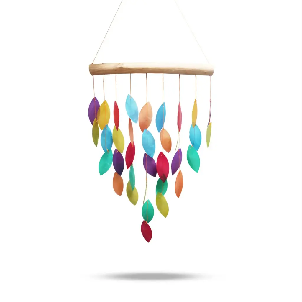 Rainbow Leaf Copis Chime | www.artisangoods.co.uk 2 Rainbow Leaf Copis Chime | www.artisangoods.co.uk 2
