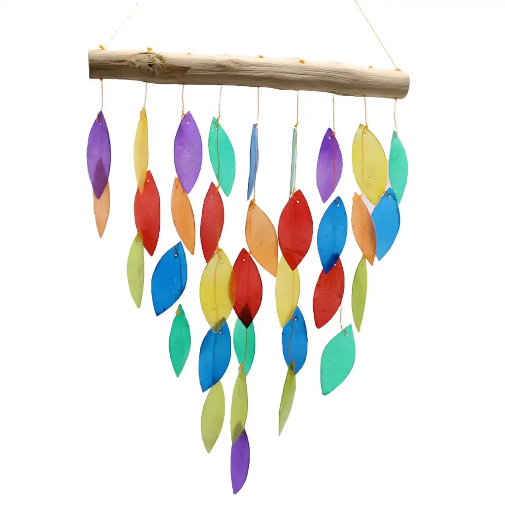 Rainbow Leaf Copis Chime | www.artisangoods.co.uk