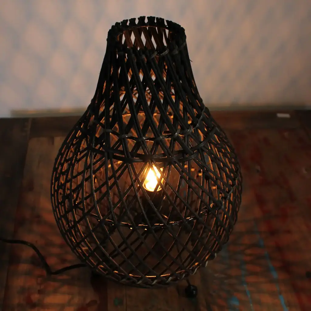 Rattan Table Lamps – Black | www.artisangoods.co.uk 6 Rattan Table Lamps – Black | www.artisangoods.co.uk 6