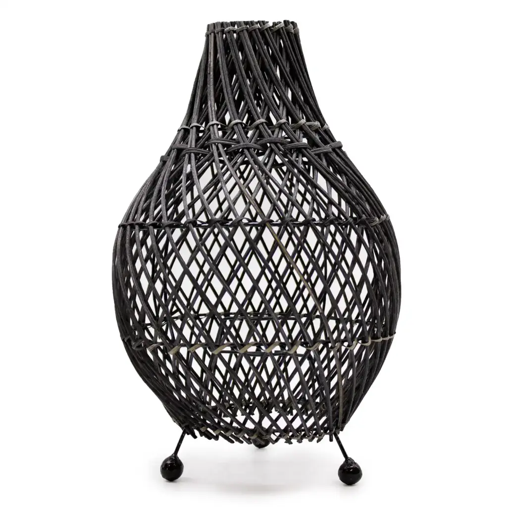 Rattan Table Lamps – Black | www.artisangoods.co.uk Rattan Table Lamps – Black | www.artisangoods.co.uk
