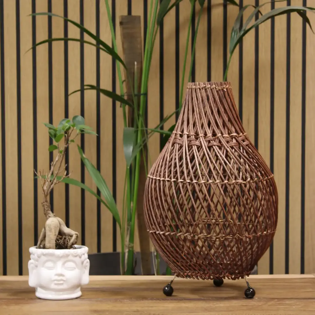 Rattan Table Lamps – Dark Brown | www.artisangoods.co.uk 6 Rattan Table Lamps – Dark Brown | www.artisangoods.co.uk 6