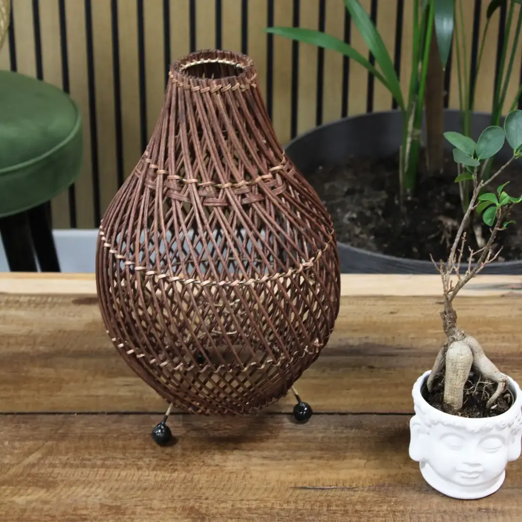 Rattan Table Lamps – Dark Brown | www.artisangoods.co.uk 5 Rattan Table Lamps – Dark Brown | www.artisangoods.co.uk 5