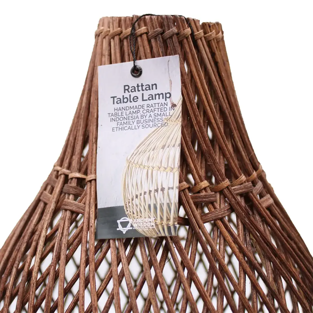 Rattan Table Lamps – Dark Brown | www.artisangoods.co.uk 2 Rattan Table Lamps – Dark Brown | www.artisangoods.co.uk 2