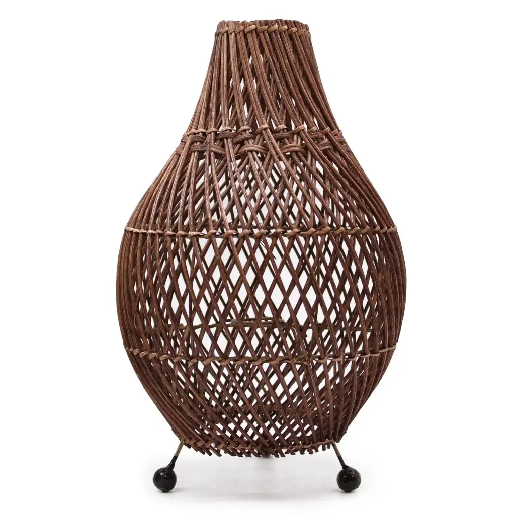 Rattan Table Lamps – Dark Brown | www.artisangoods.co.uk Rattan Table Lamps – Dark Brown | www.artisangoods.co.uk