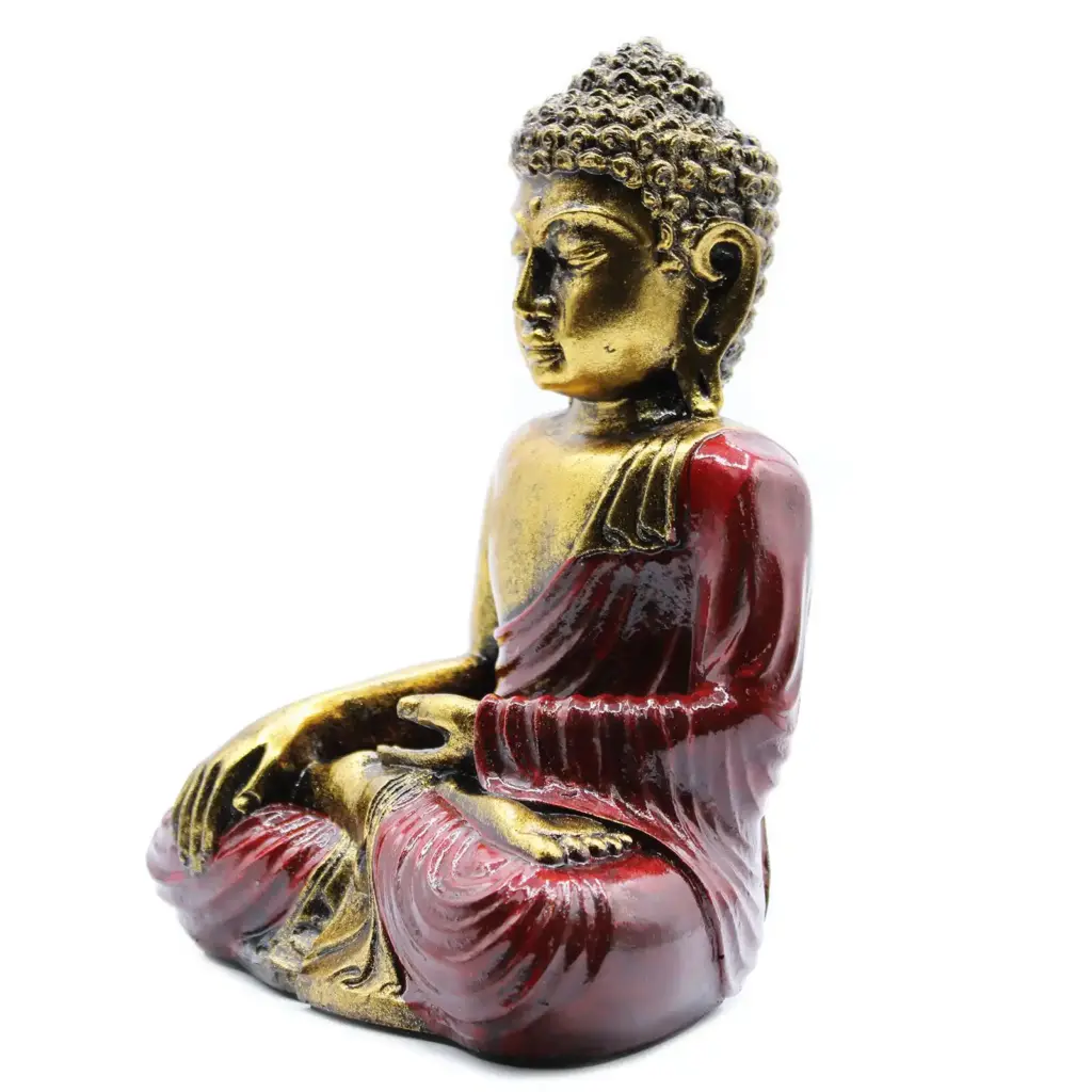 Red & Gold Buddha – Large | www.artisangoods.co.uk 3