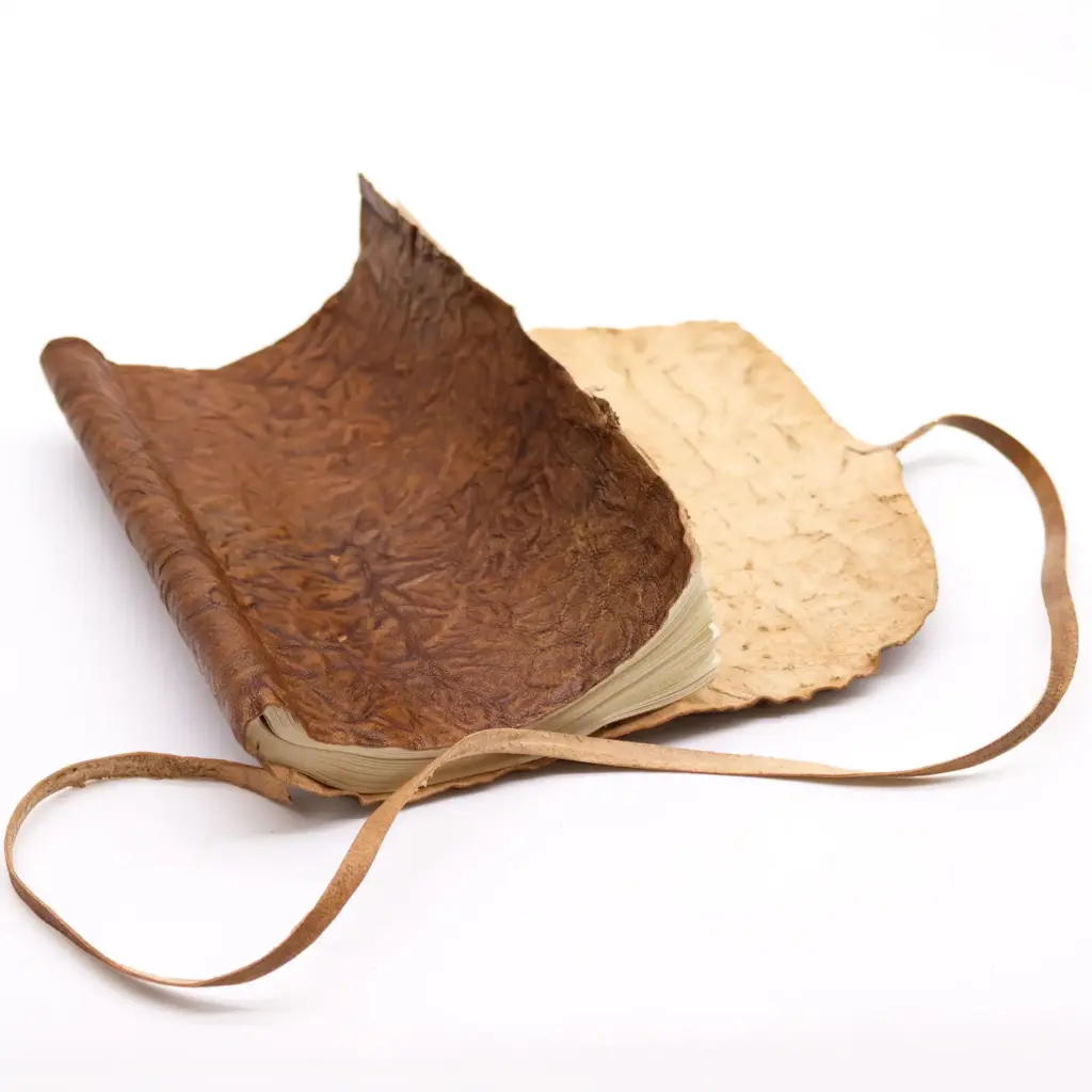 Rolled Leather Travel Notebook – 96 pages – Natural  21x15cm | www.artisangoods.co.uk 2
