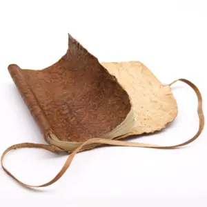 Rolled Leather Travel Notebook – 96 pages – Natural  21x15cm | www.artisangoods.co.uk 2