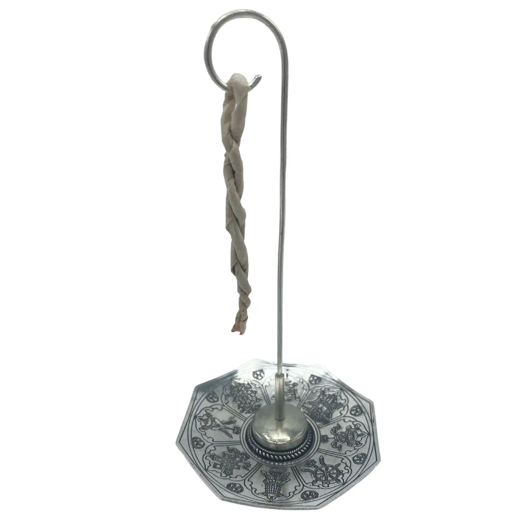 Rope Incense and Silver Plated Holder Set – Astamangal | www.artisangoods.co.uk 4 Rope Incense and Silver Plated Holder Set – Astamangal | www.artisangoods.co.uk 3