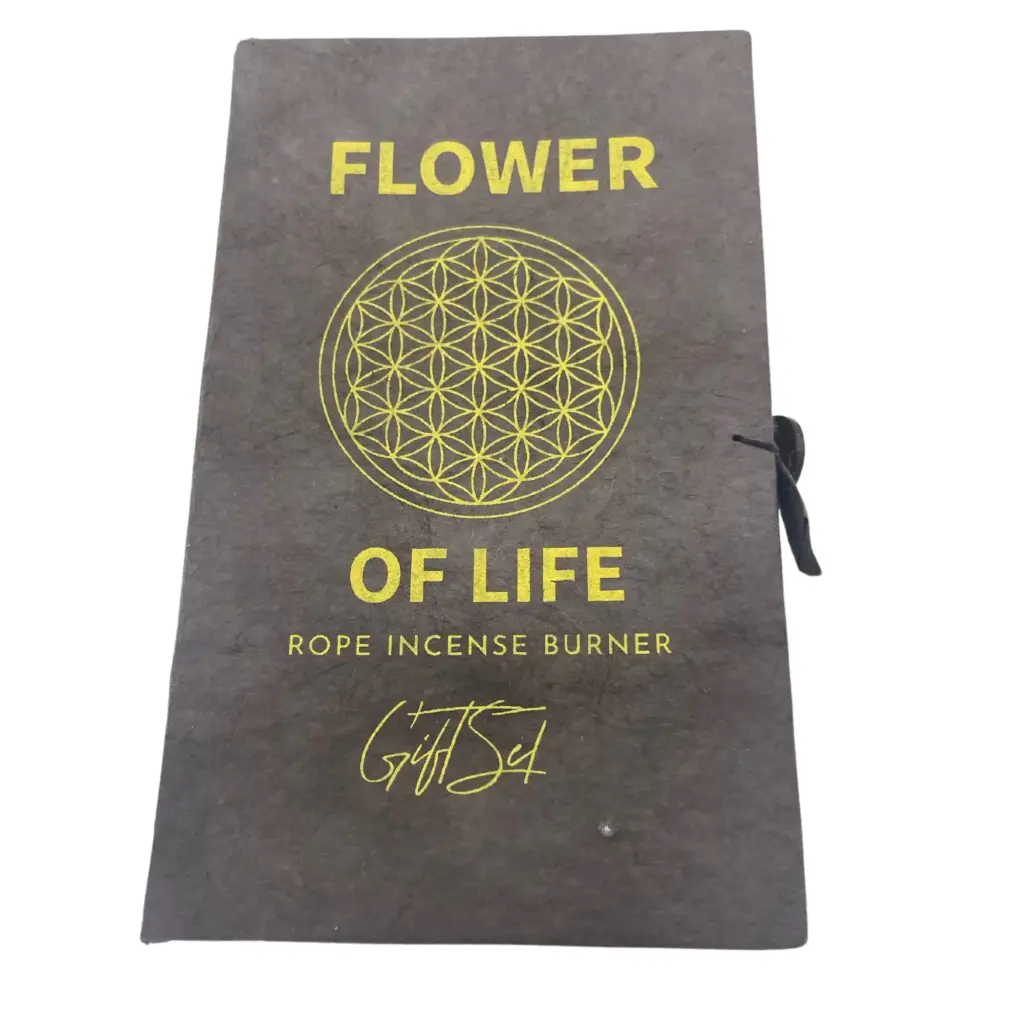 Rope Incense and Silver Plated Holder Set – Flower of Life | www.artisangoods.co.uk 6 Rope Incense and Silver Plated Holder Set – Flower of Life | www.artisangoods.co.uk 6