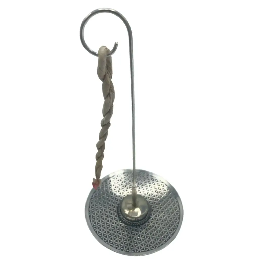 Rope Incense and Silver Plated Holder Set – Flower of Life | www.artisangoods.co.uk 5 Rope Incense and Silver Plated Holder Set – Flower of Life | www.artisangoods.co.uk 5
