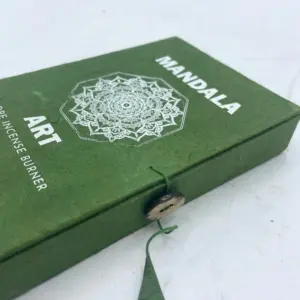 Rope Incense and Silver Plated Holder Set – Mandala Flower | www.artisangoods.co.uk 6