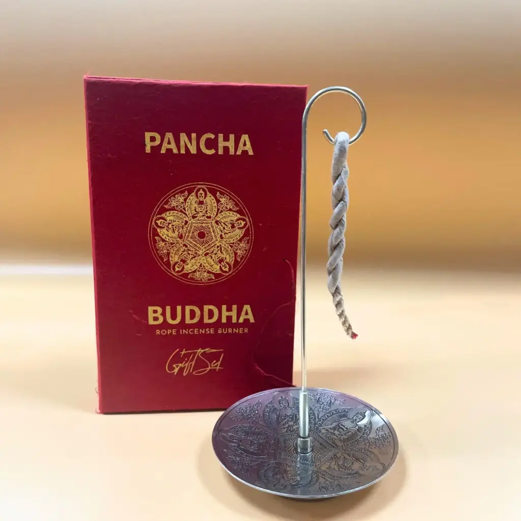 Rope Incense and Silver Plated Holder Set – Pancha Buddha | www.artisangoods.co.uk 2 Rope Incense and Silver Plated Holder Set – Pancha Buddha | www.artisangoods.co.uk 2