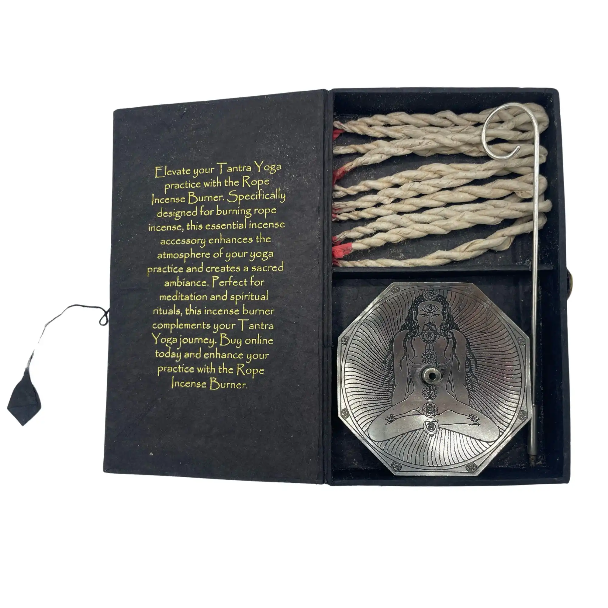 Rope Incense and Silver Plated Holder Set – Tantra Yoga | www.artisangoods.co.uk 5 Rope Incense and Silver Plated Holder Set – Tantra Yoga | www.artisangoods.co.uk 4