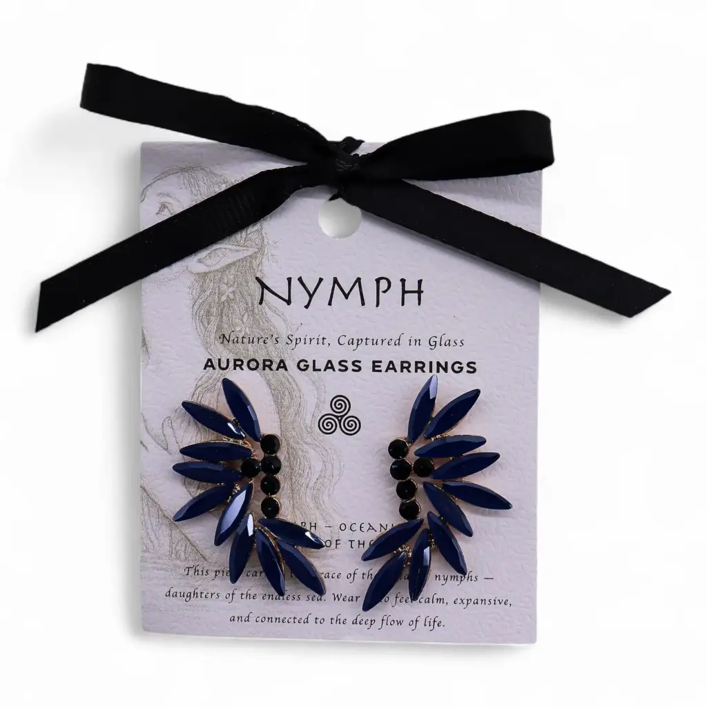 Royal Blue – Vintage Glass – Faries – Earrings | www.artisangoods.co.uk 3