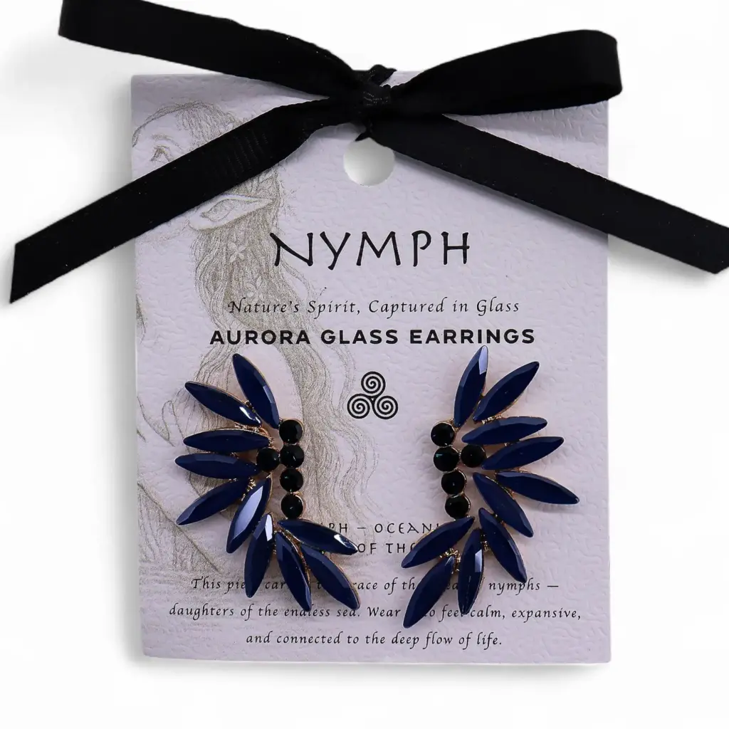 Royal Blue – Vintage Glass – Faries – Earrings | www.artisangoods.co.uk 4
