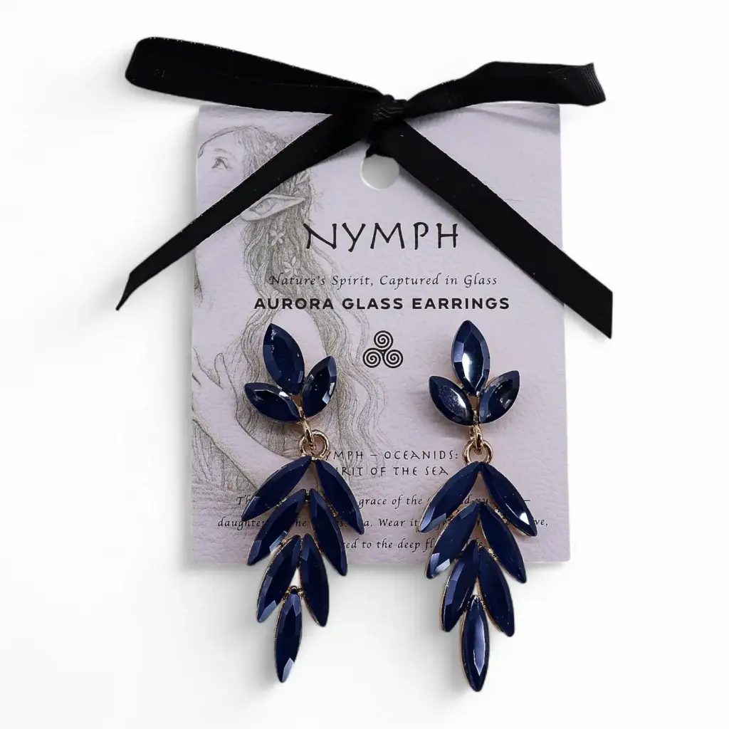 Royal Blue – Vintage Glass – Long Drop – Earrings | www.artisangoods.co.uk 3 Royal Blue – Vintage Glass – Long Drop – Earrings | www.artisangoods.co.uk 3