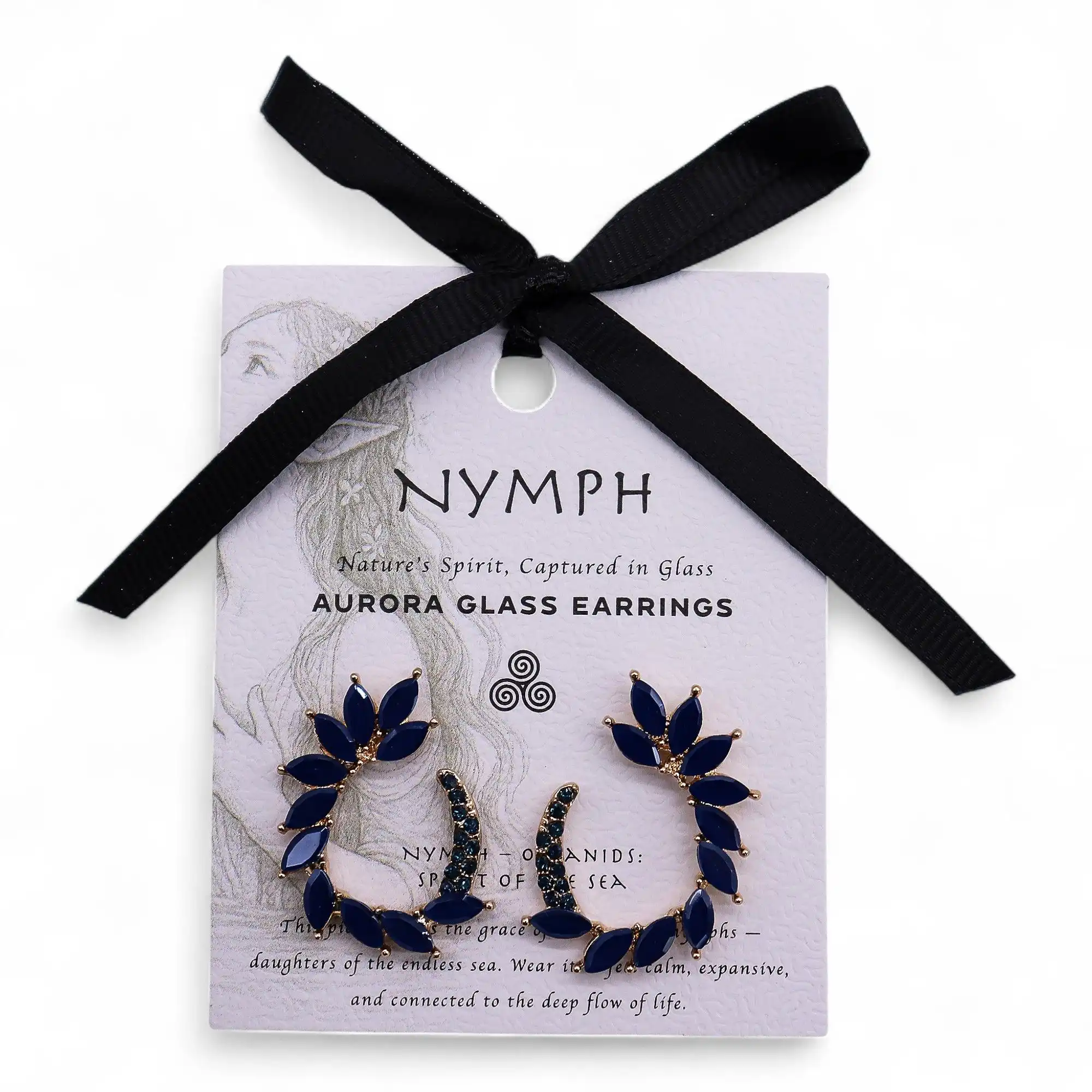 Royal Blue – Vintage Glass – Loop – Earrings | www.artisangoods.co.uk 4 Royal Blue – Vintage Glass – Loop – Earrings | www.artisangoods.co.uk 3