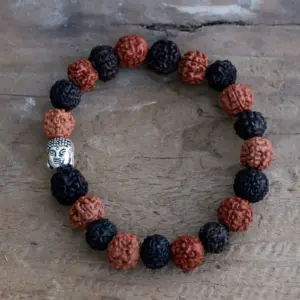 Rudraksha Buddah Bangle Mala – Mix | www.artisangoods.co.uk 3