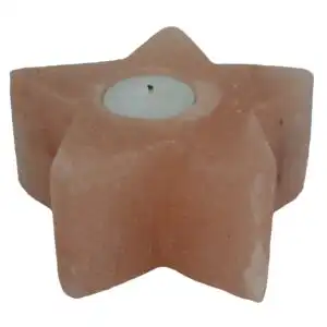Salt Candle Holder – Star | www.artisangoods.co.uk 1