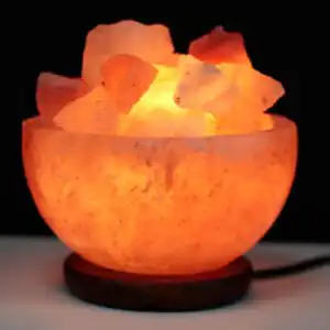 Salt Fire Bowl and Chunks – 15cm x 9cm | www.artisangoods.co.uk 1