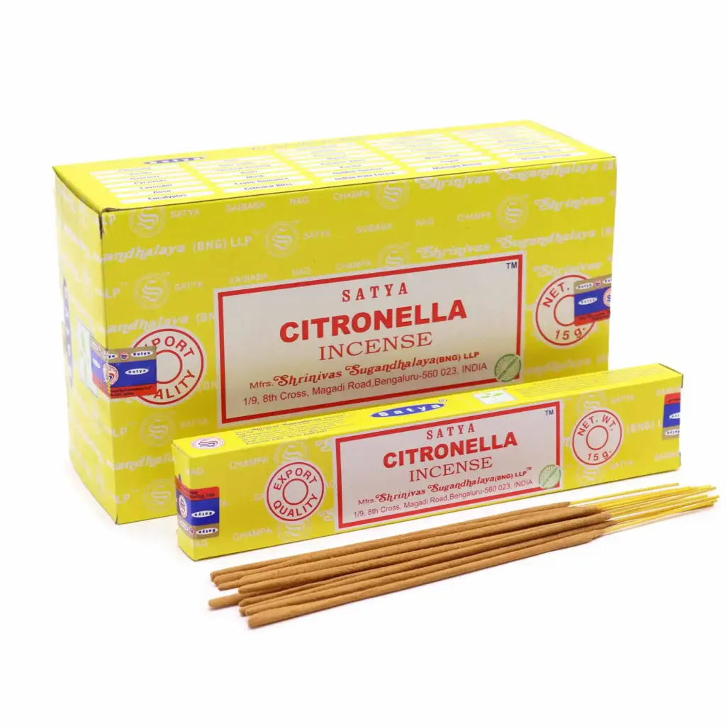 Satya Incense 15gm – Citronella | www.artisangoods.co.uk