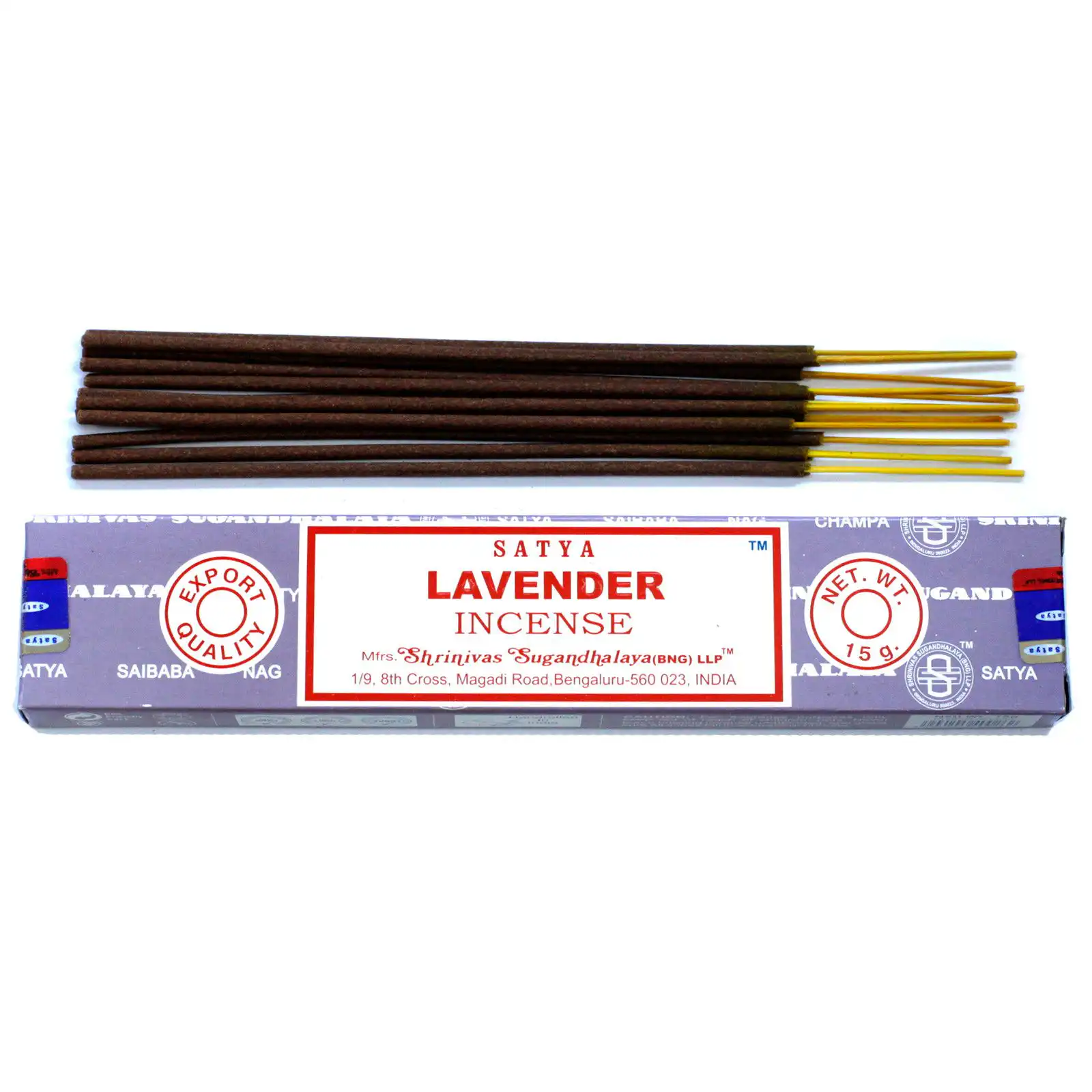 Satya Incense 15gm – Lavender | www.artisangoods.co.uk 2 Satya Incense 15gm – Lavender | www.artisangoods.co.uk 1