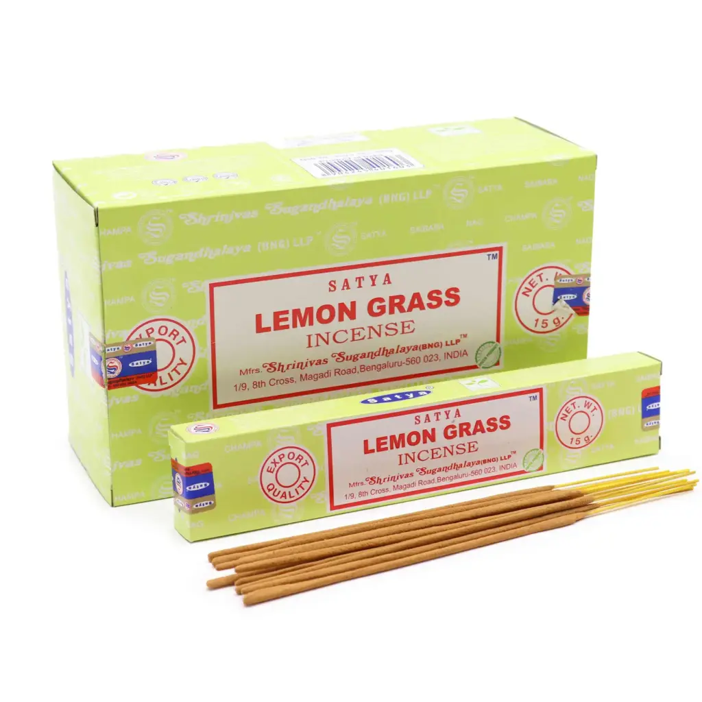 Satya Incense 15gm – Lemongrass | www.artisangoods.co.uk