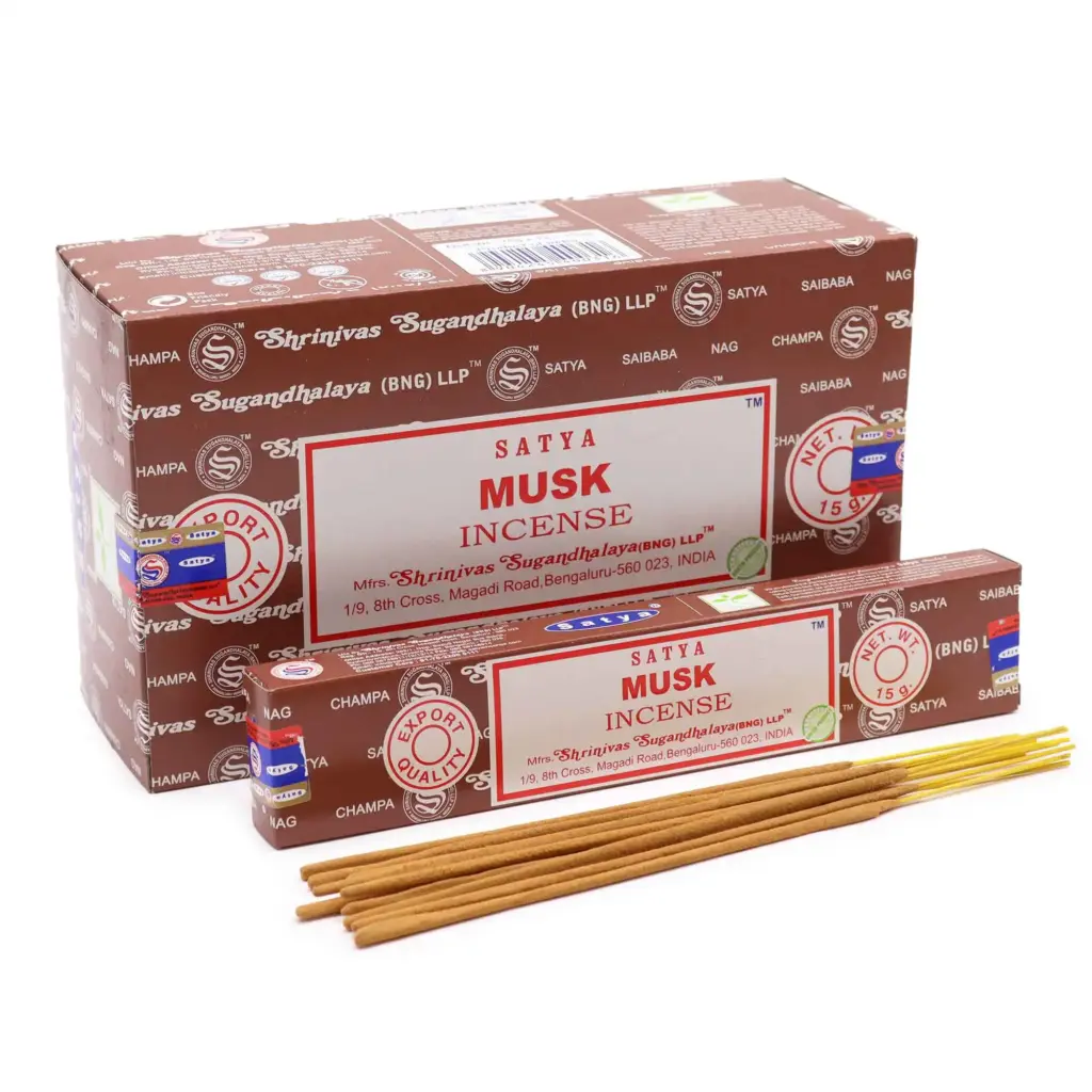 Satya Incense 15gm – Musk | www.artisangoods.co.uk