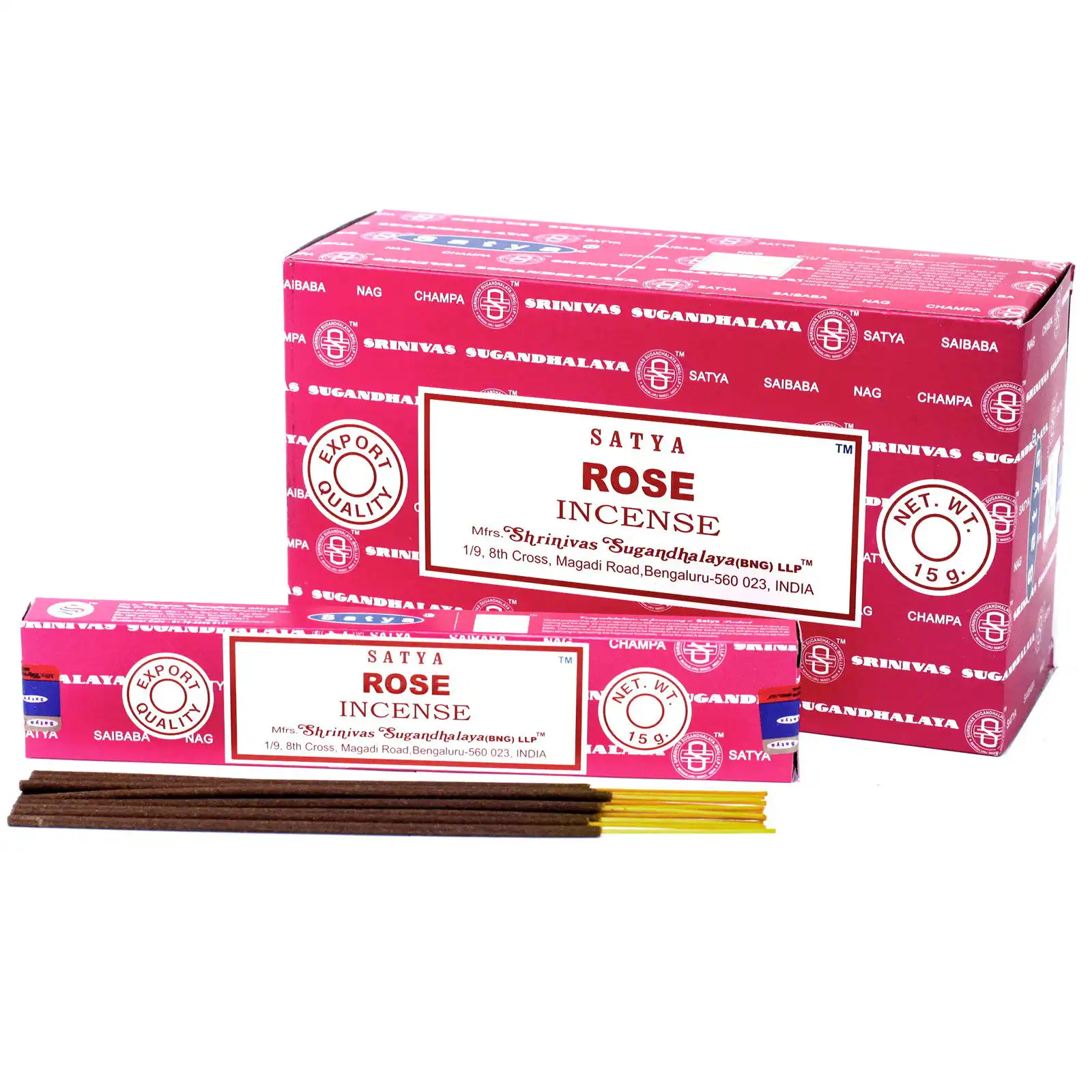 Satya Incense 15gm – Rose | www.artisangoods.co.uk 4 Satya Incense 15gm – Rose | www.artisangoods.co.uk 3