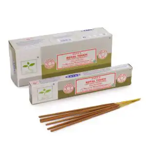 Satya Incense 15gm – Royal Touch (White Sage & Frankincense) | www.artisangoods.co.uk