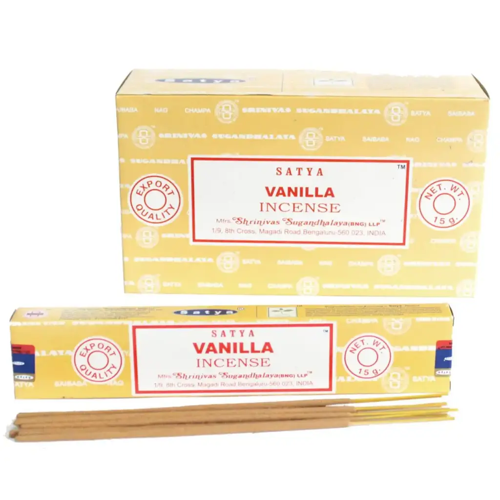 Satya Incense 15gm – Vanilla | www.artisangoods.co.uk
