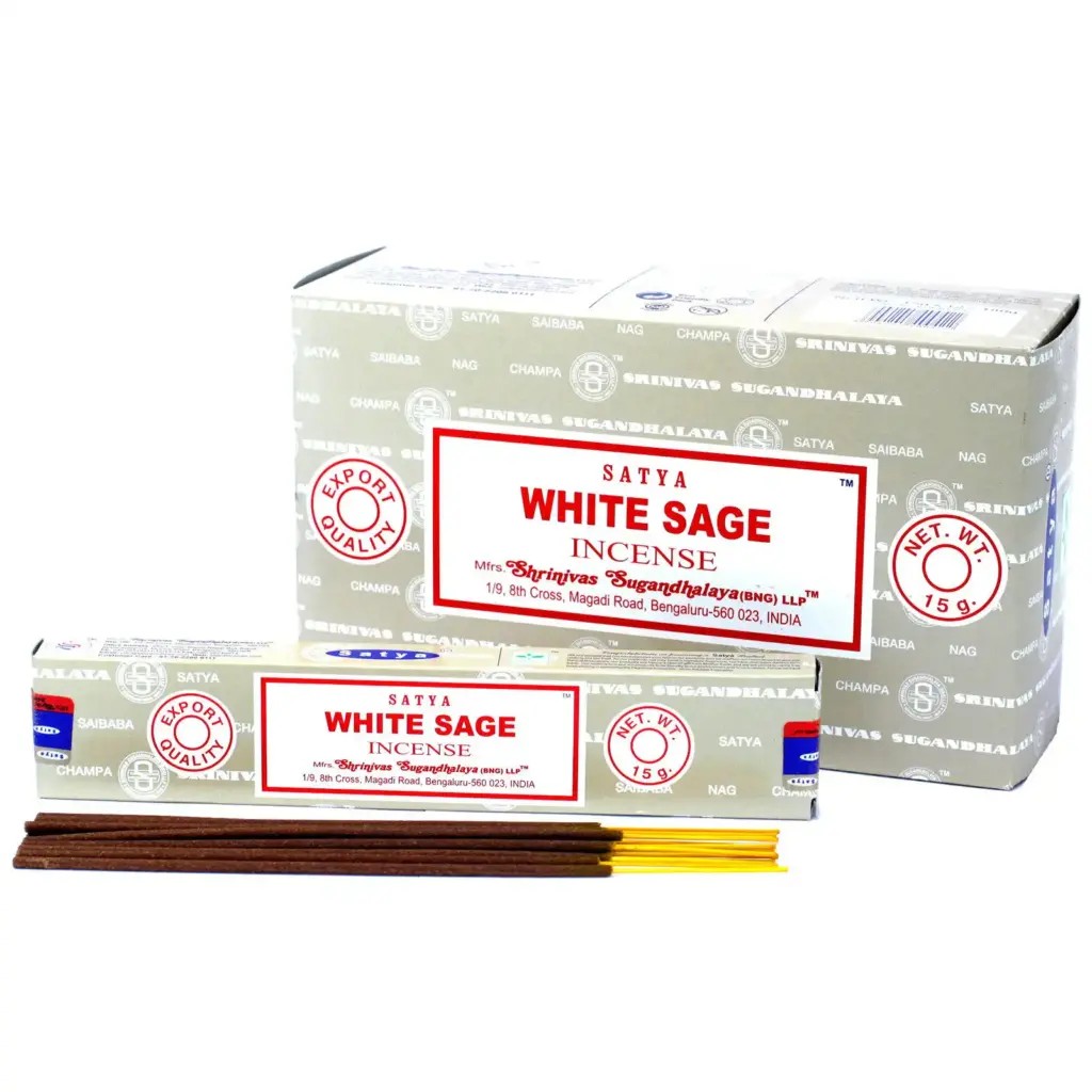 Satya Incense 15gm – White Sage | www.artisangoods.co.uk 2