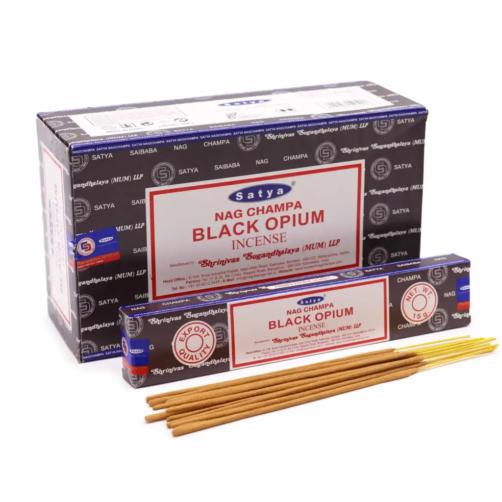 Satya Incense Sticks 15g – Black Opium | www.artisangoods.co.uk 2