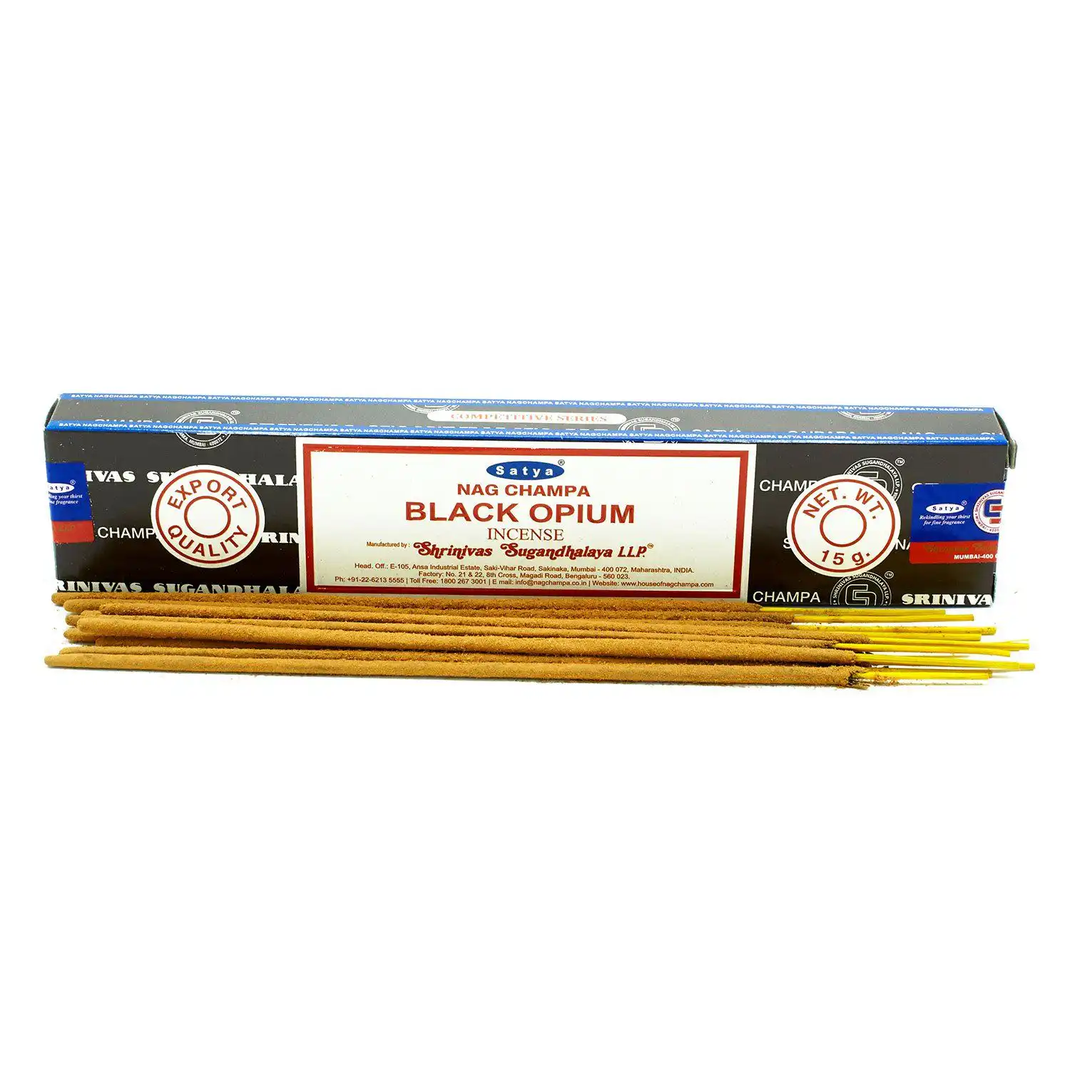 Satya Incense Sticks 15g – Black Opium | www.artisangoods.co.uk 2 Satya Incense Sticks 15g – Black Opium | www.artisangoods.co.uk 1