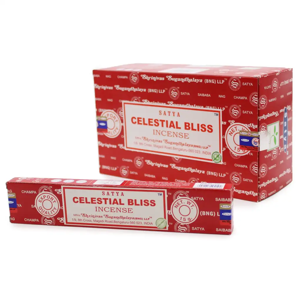 Satya Incense Sticks 15g – Celestial Bliss | www.artisangoods.co.uk Satya Incense Sticks 15g – Celestial Bliss | www.artisangoods.co.uk
