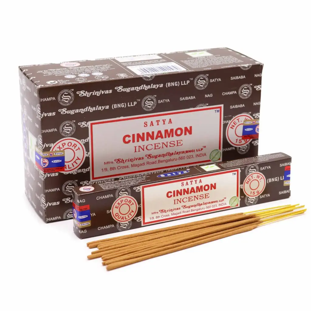 Satya Incense Sticks 15g – Cinnamon | www.artisangoods.co.uk 2