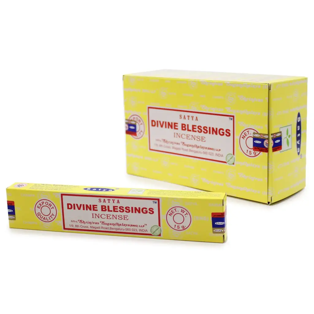 Satya Incense Sticks 15g – Divine Blessing | www.artisangoods.co.uk 2