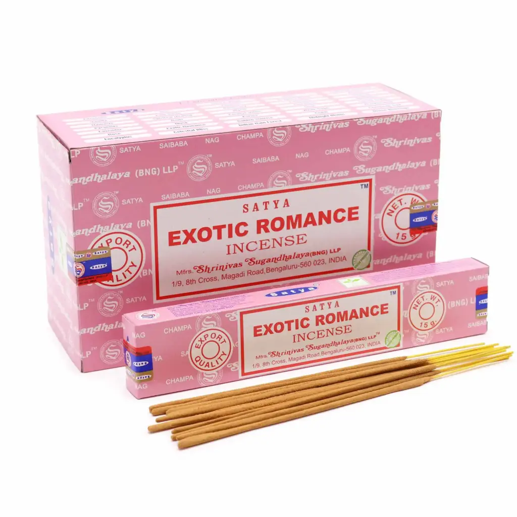 Satya Incense Sticks 15g – Exotic Romance | www.artisangoods.co.uk 2
