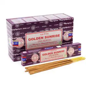 Satya Incense Sticks 15g – Golden Sunrise | www.artisangoods.co.uk 1