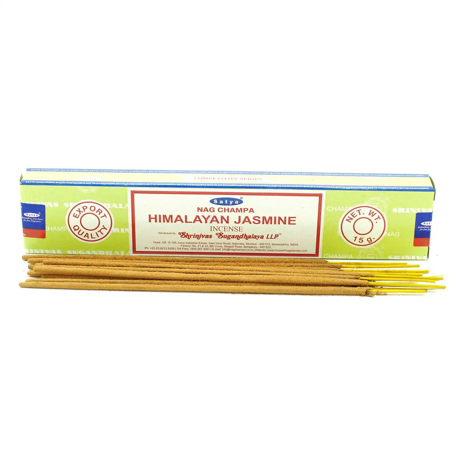 Satya Incense Sticks 15g – Himalayan Jasmine | www.artisangoods.co.uk 2 Satya Incense Sticks 15g – Himalayan Jasmine | www.artisangoods.co.uk 1