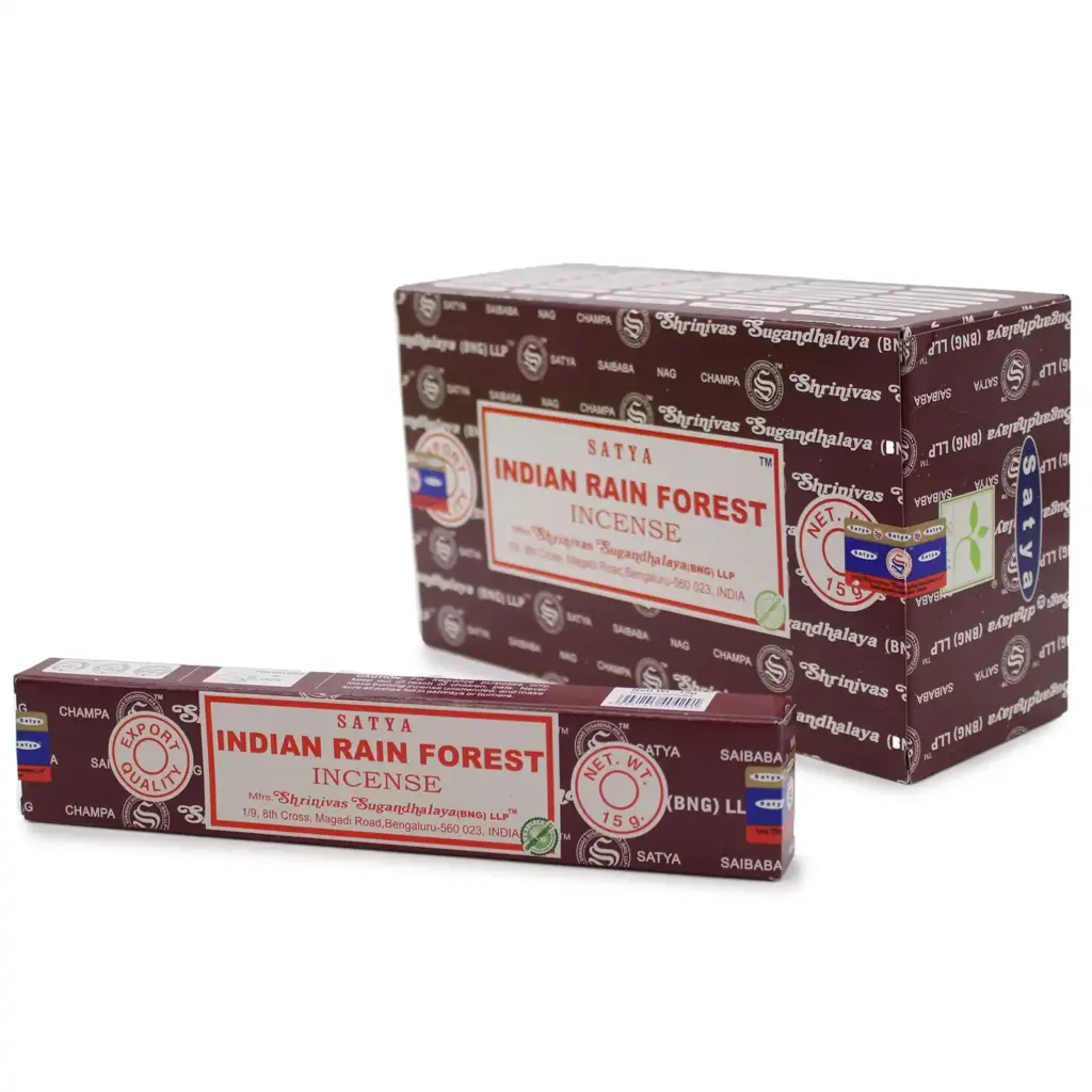 Satya Incense Sticks 15g – Indian Rain Forest | www.artisangoods.co.uk